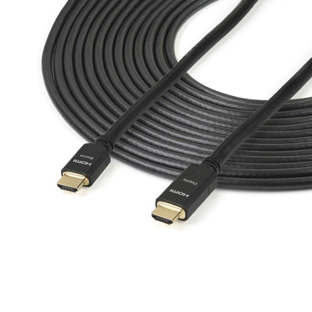 StarTech.com 65ft (20m) Active High Speed HDMI Cable, 4K 30Hz / 1080p 120Hz, HDCP 1.4/ARC, Gold Plated Connectors, UHD HDMI 1.4 - Image 3
