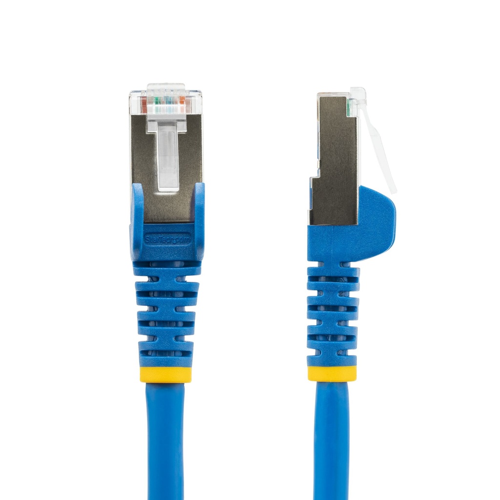 StarTech.com 5m CAT6a Ethernet Cable - Blue - Low Smoke Zero Halogen (LSZH) - 10GbE 500MHz 100W PoE++ Snagless RJ-45 w/Strain R - Image 4