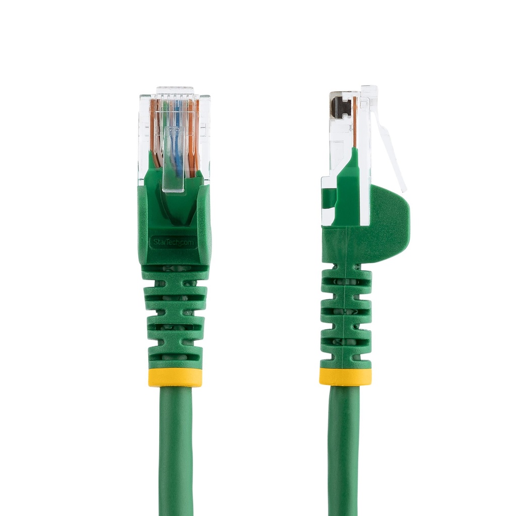 StarTech.com Cat5e Patch Cable with Snagless RJ45 Connectors - 1m, Green - Image 3