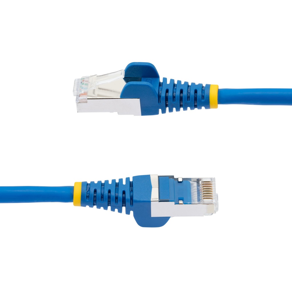 StarTech.com 2m CAT6a Ethernet Cable - Blue - Low Smoke Zero Halogen (LSZH) - 10GbE 500MHz 100W PoE++ Snagless RJ-45 w/Strain R - Image 3