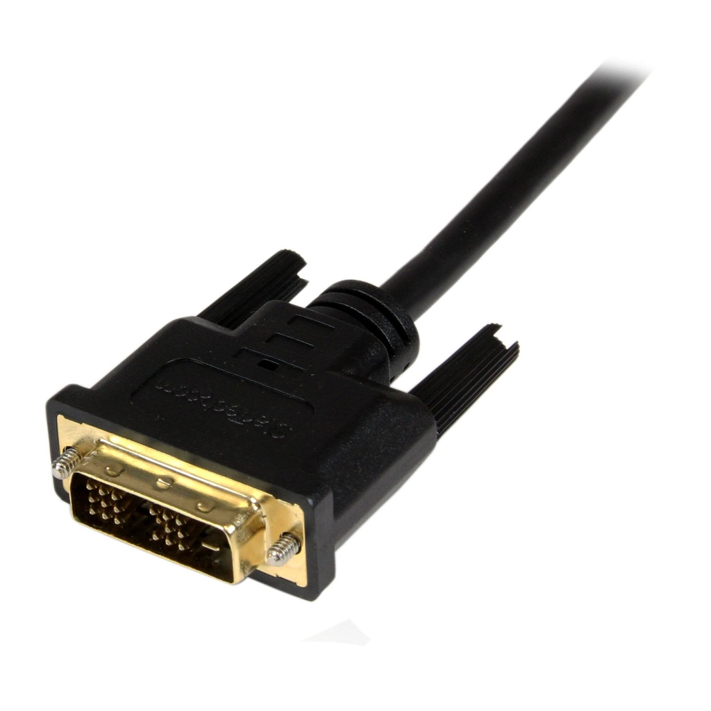 StarTech.com 2m (6.6 ft) Mini HDMI to DVI Cable - DVI-D to HDMI Cable (1920x1200p) - 19 Pin HDMI Mini Male to DVI-D Male - Digi - Image 2