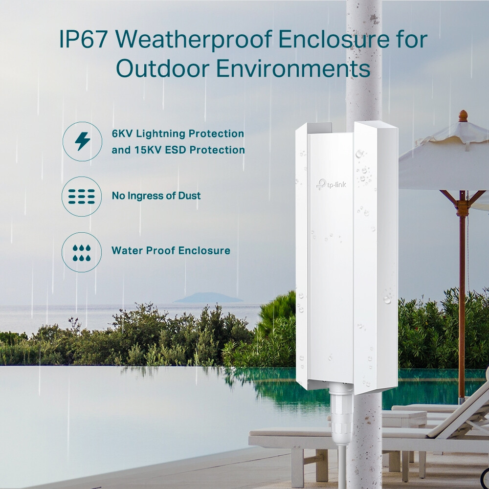 TP-Link Omada AX3000 Indoor/Outdoor WiFi 6 Access Point - Image 8