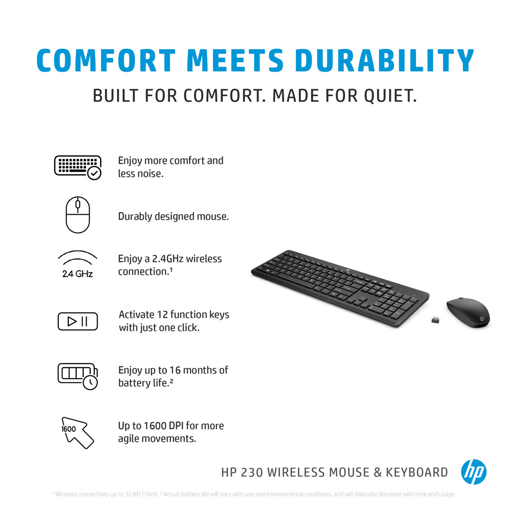 HP 230 Wireless Mouse and Keyboard Combo - Image 18