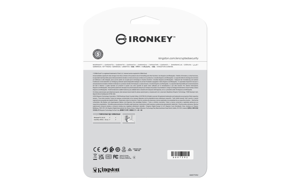 Kingston Technology IronKey 64GB IKLP50 AES USB, w/256bit Encryption - Image 5