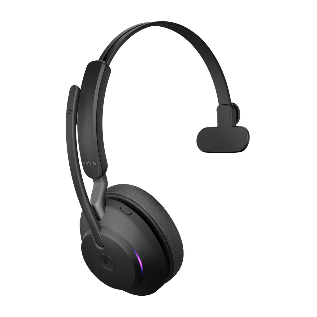 Jabra Evolve2 65 USB-A Black MS Chrg stand Mono - Image 2