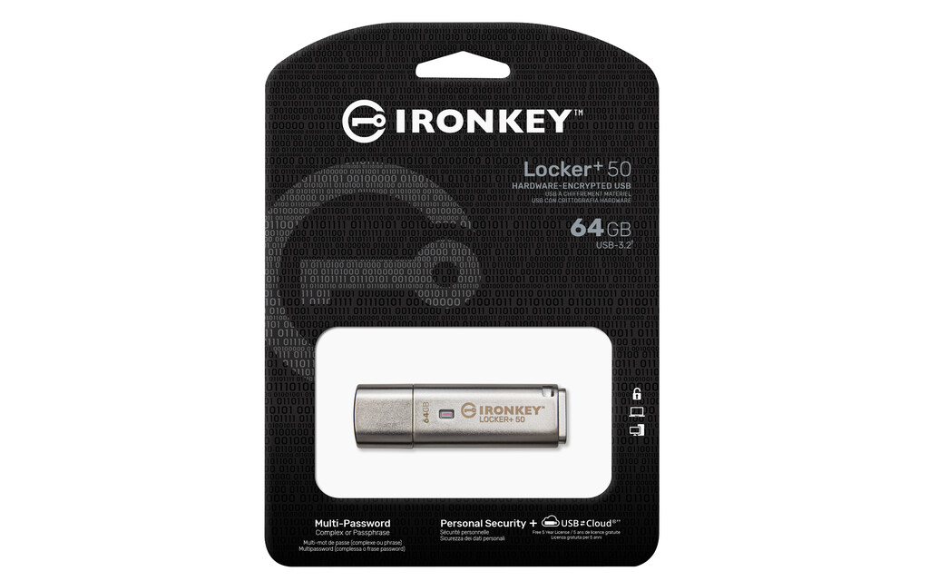 Kingston Technology IronKey 64GB IKLP50 AES USB, w/256bit Encryption - Image 3