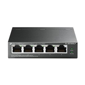TP-Link TL-SG1005LP network switch Unmanaged Gigabit Ethernet (10/100/1000) Power over Ethernet (PoE) Black