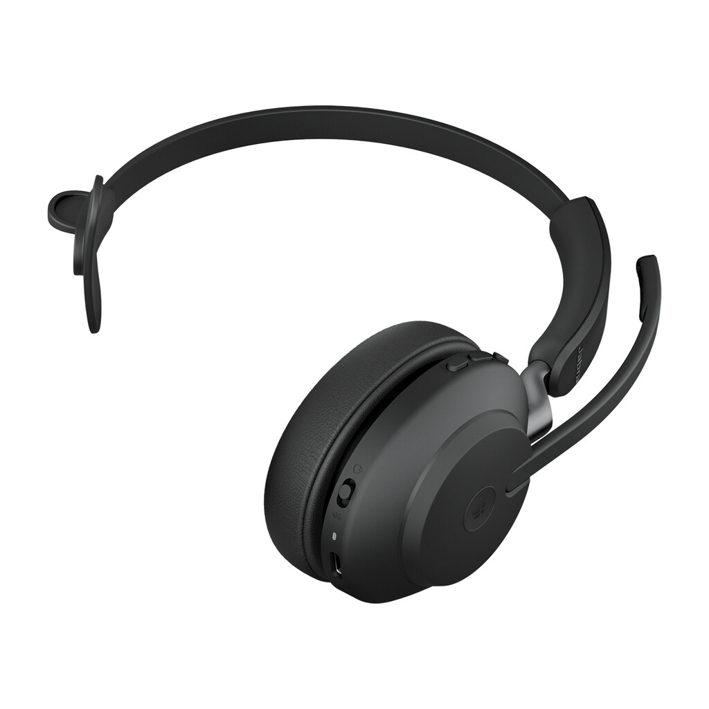 Jabra Evolve2 65 USB-A Black MS Chrg stand Mono - Image 3