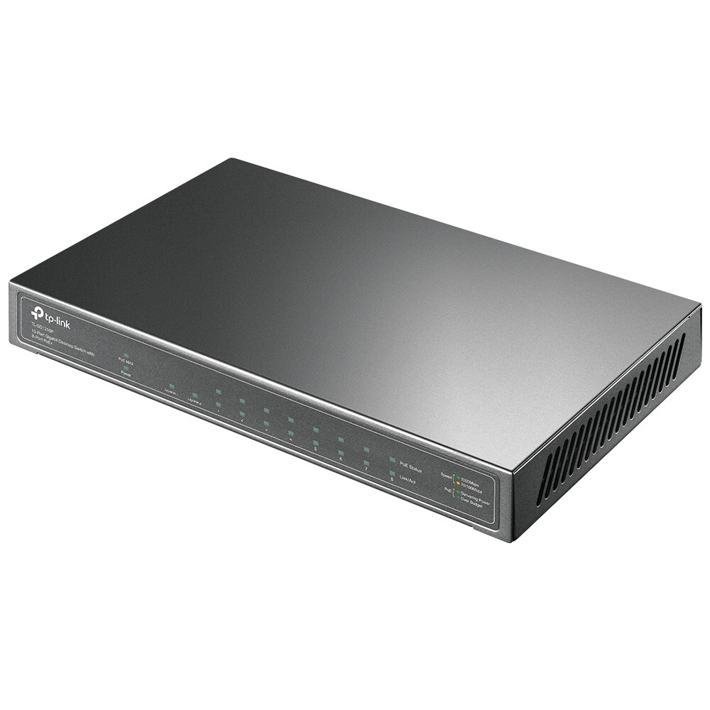 TP-Link 10-Port Gigabit Desktop Switch with 8-Port PoE+ - Image 5
