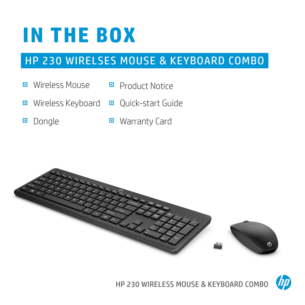 HP 230 Wireless Mouse and Keyboard Combo - Image 14