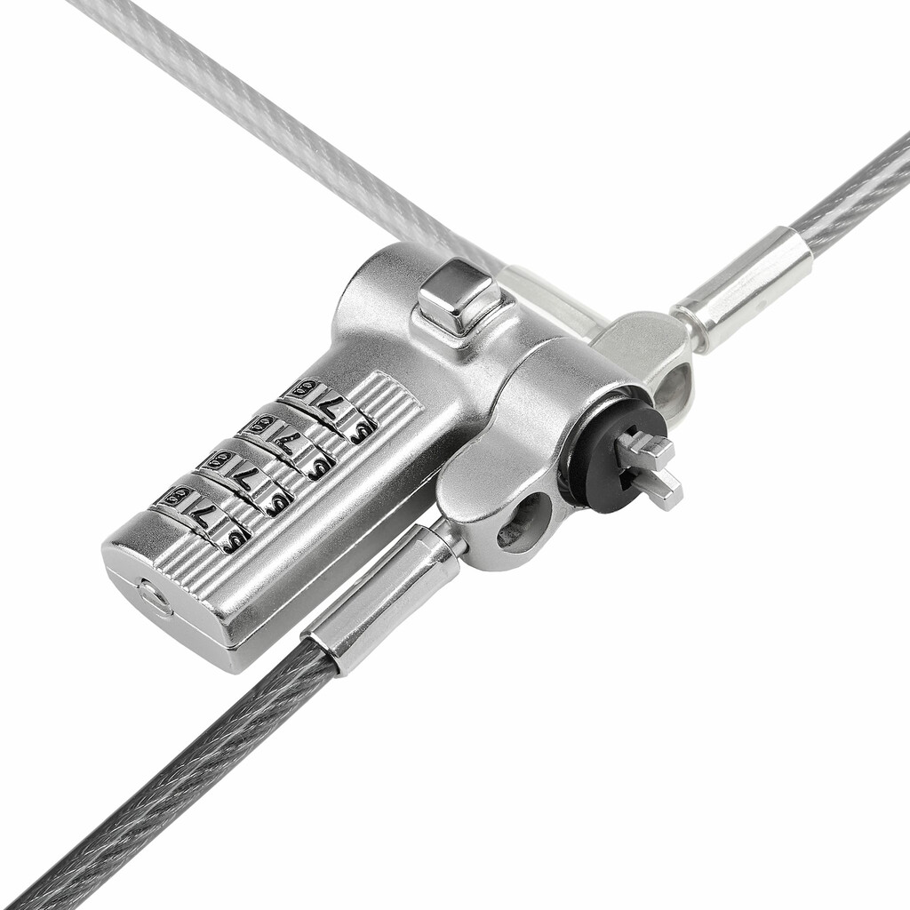 StarTech.com Universal Laptop Cable Lock 6.6ft (2m), Serialized Security Cable for Notebook, Compatible w/Noble Wedge®/Nan - Image 5
