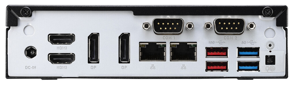 Shuttle Slim PC DH770 , S1700, 2x HDMI, 2x DP , 2x 2.5G LAN, 2x COM, 8x USB, 1x 2.5", 2x M.2, 24/7 permanent operation, incl. V - Image 7