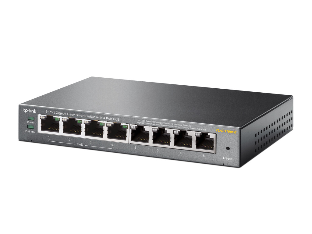 TP-Link 8-Port Gigabit Easy Smart Switch with 4-Port PoE - Image 5