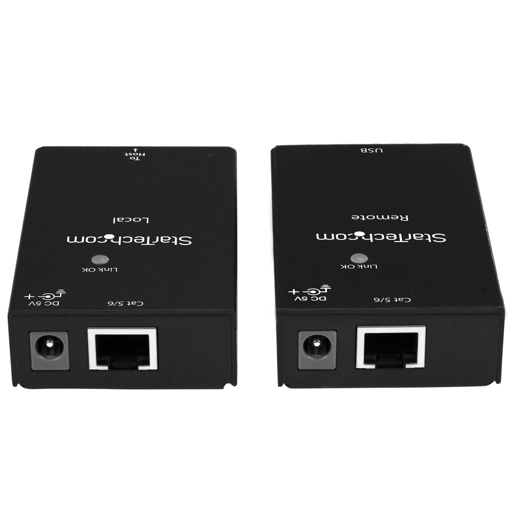 StarTech.com USB 2.0 Extender over Cat5e/Cat6 Cable (RJ45) - Up to 165ft (50m) - High Speed USB Port Extender Adapter Kit - Pow - Image 3