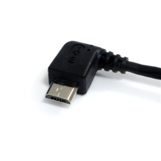StarTech.com 3 ft Micro USB Cable - A to Left Angle Micro B