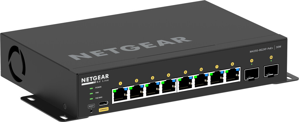 NETGEAR GSM4210PX-100AUS network switch Managed L2/L3 Gigabit Ethernet (10/100/1000) Power over Ethernet (PoE) Black - Image 3