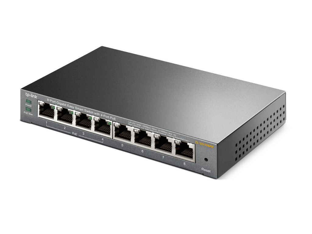 TP-Link 8-Port Gigabit Easy Smart Switch with 4-Port PoE - Image 4