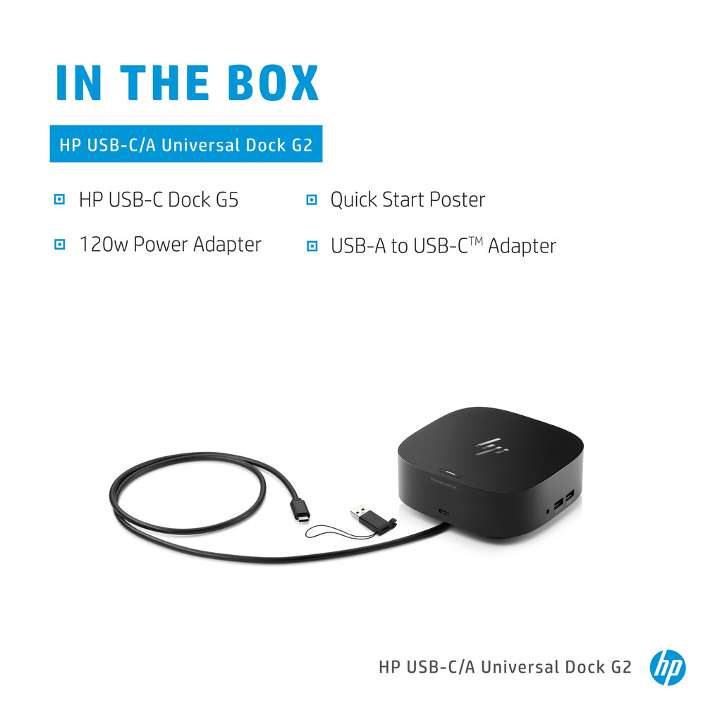 HP USB-C/A Universal Dock G2 - Image 12