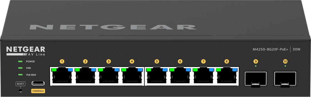 NETGEAR GSM4210PX-100AUS network switch Managed L2/L3 Gigabit Ethernet (10/100/1000) Power over Ethernet (PoE) Black - Image 9