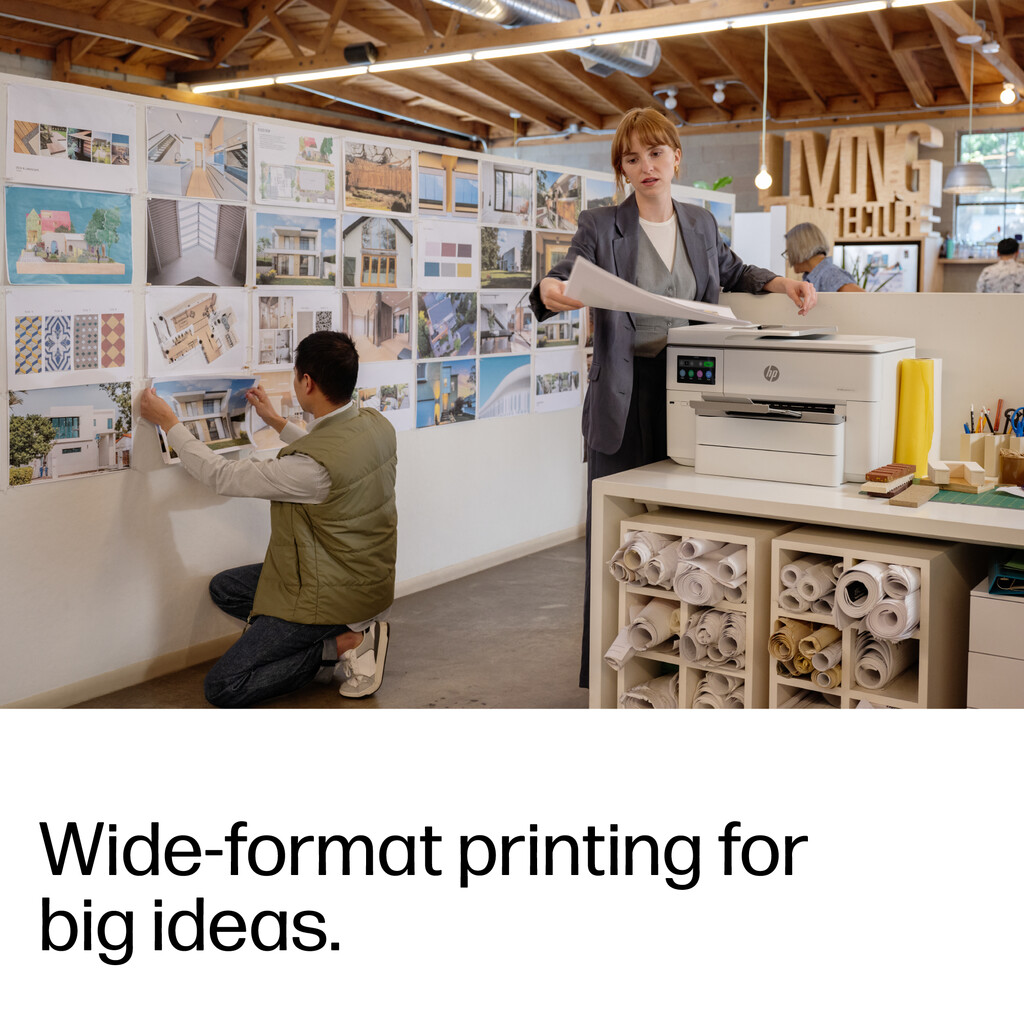 HP OfficeJet Pro 9730e Wireless All-in-One Color Printer, Instant Ink; Two-sided printing - Image 11