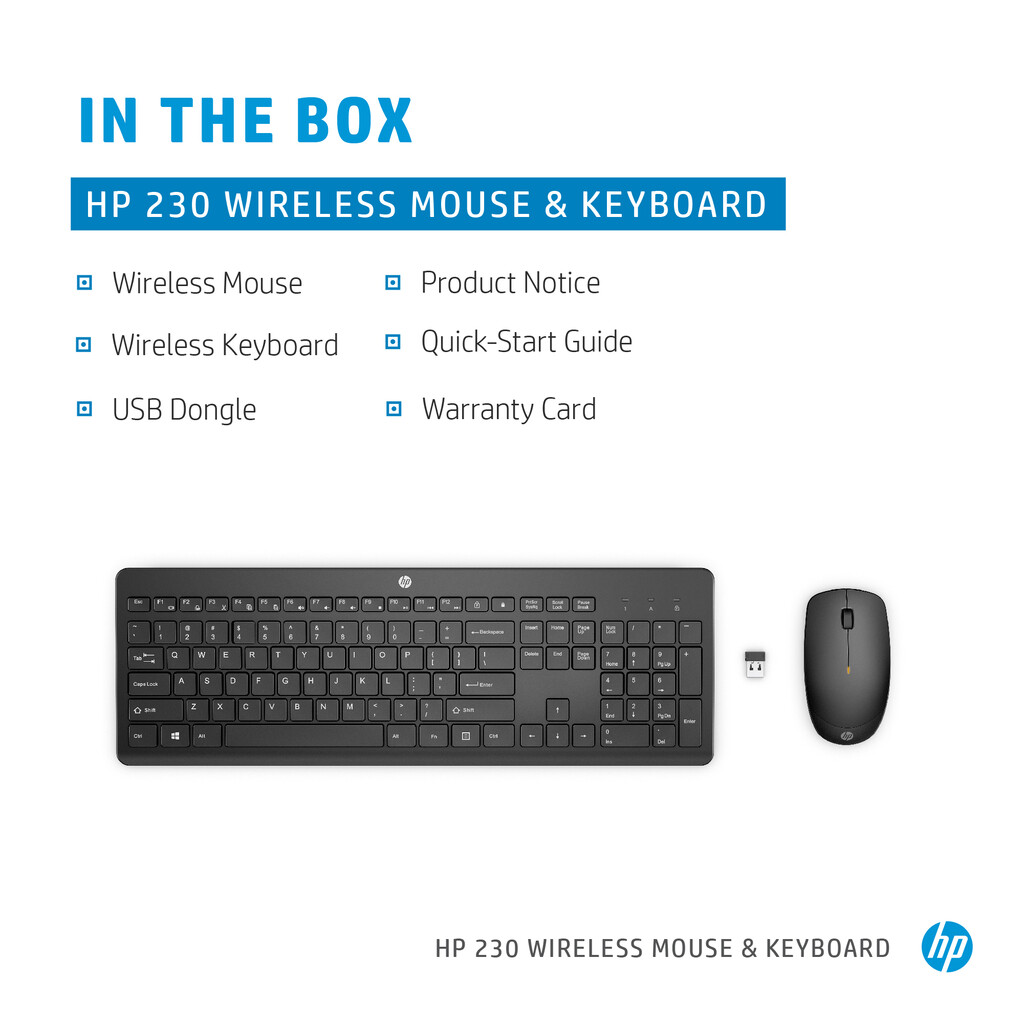 HP 230 Wireless Mouse and Keyboard Combo - Image 12