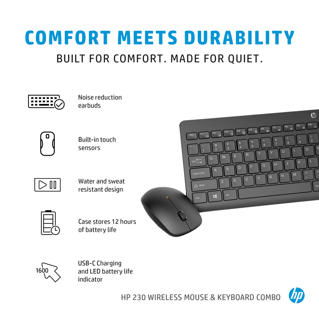 HP 230 Wireless Mouse and Keyboard Combo - Image 17