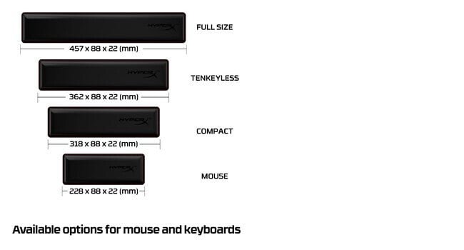 HyperX Wrist Rest - Keyboard - Compact 60% 65% - Image 10