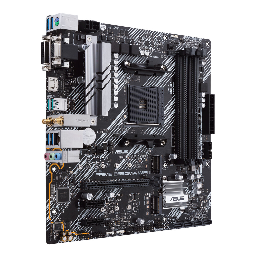 ASUS PRIME B550M-A WIFI II AMD B550 Socket AM4 micro ATX - Image 3