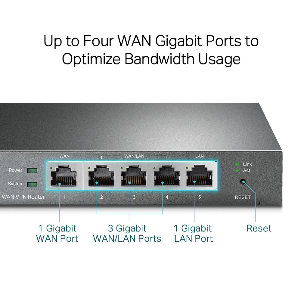 TP-Link SafeStream Gigabit Multi-WAN VPN Router - Image 6