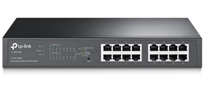 TP-Link TL-SG1016PE network switch Managed L2 Gigabit Ethernet (10/100/1000) Power over Ethernet (PoE) Black