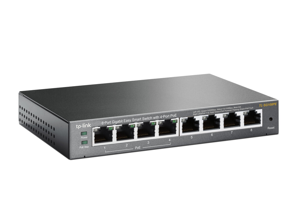 TP-Link 8-Port Gigabit Easy Smart Switch with 4-Port PoE - Image 6