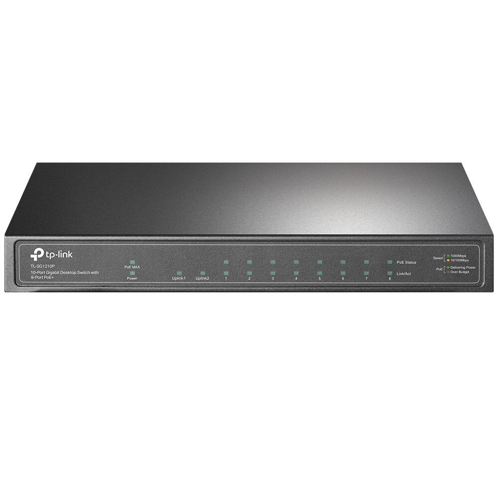TP-Link 10-Port Gigabit Desktop Switch with 8-Port PoE+ - Image 2