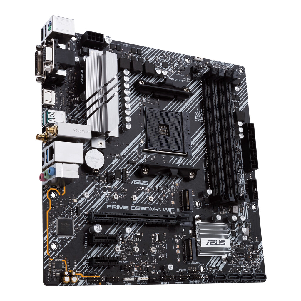 ASUS PRIME B550M-A WIFI II AMD B550 Socket AM4 micro ATX - Image 4