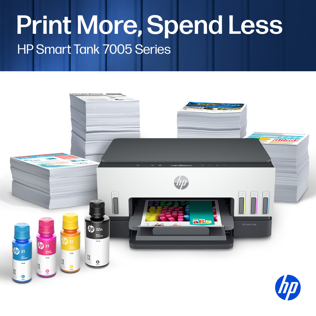HP Smart Tank 7005 Wireless All-in-One Color Printer, Two-sided printing; Copier, Scanner - Image 14
