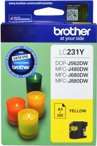 Brother LC231Y ink cartridge 1 pc(s) Original Yellow
