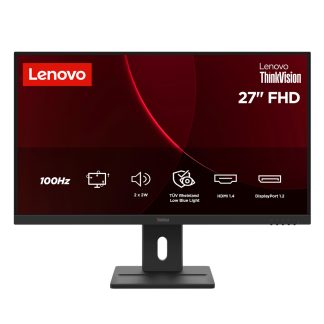 Lenovo ThinkVision E27-40 computer monitor 68.6 cm (27") 1920 x 1080 pixels Full HD LCD Black