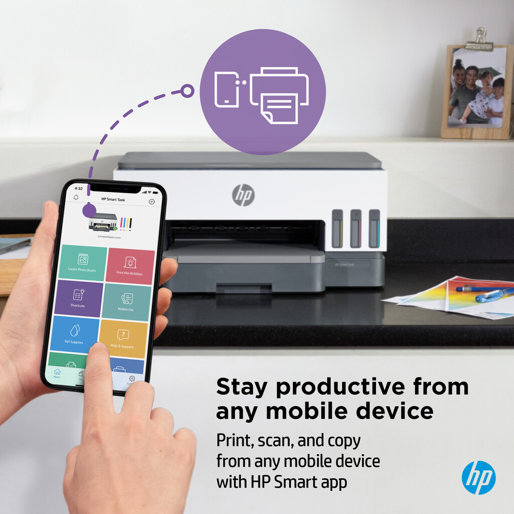 HP Smart Tank 7005 Wireless All-in-One Color Printer, Two-sided printing; Copier, Scanner - Image 15
