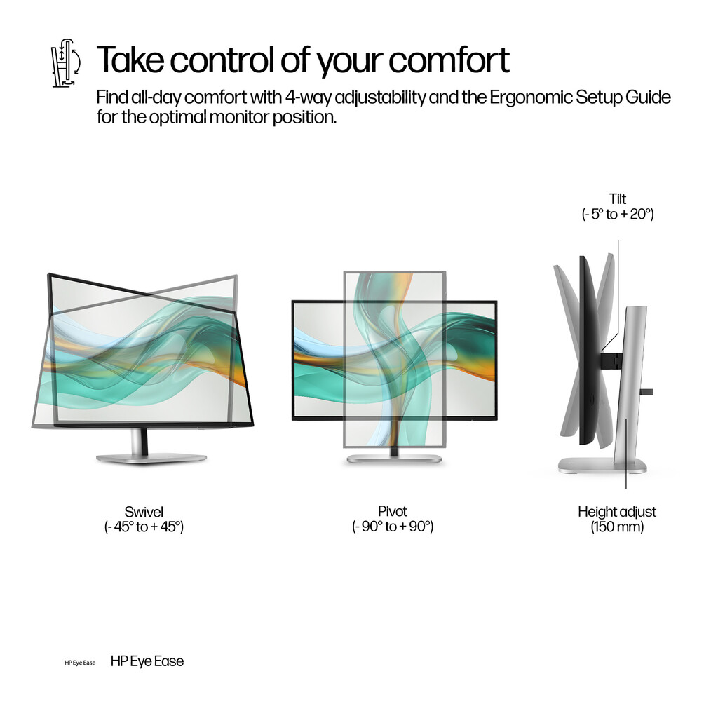 HP Series 5 Pro 27 inch QHD USB-C Monitor - 527pu - Image 11