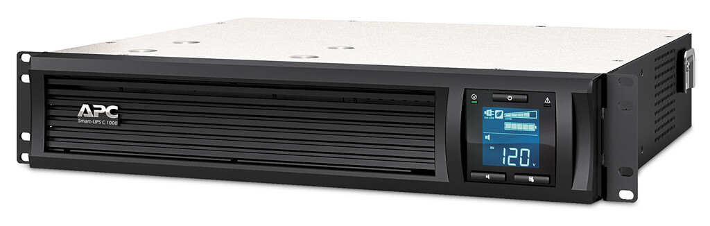 APC Smart-UPS C, Line Interactive, 1000VA, Rackmount 2U, 230V, 4x IEC C13 outlets, SmartConnect port, USB and Serial communicat