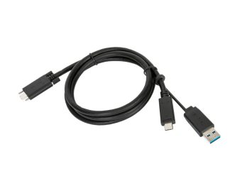 Targus ACC1135GLX USB cable USB 3.2 Gen 1 (3.1 Gen 1) 1.8 m USB C 10 Gbit/s Black