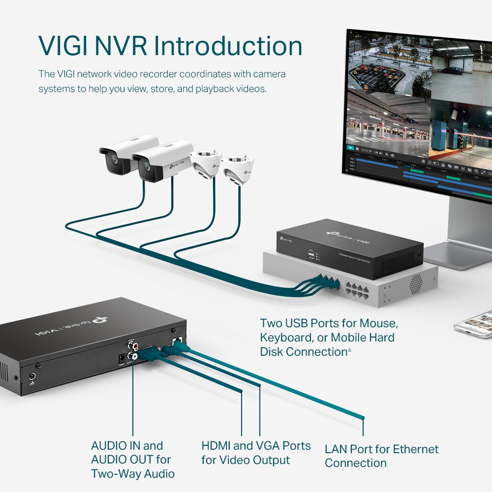TP-Link VIGI 8 Channel Network Video Recorder - Image 5