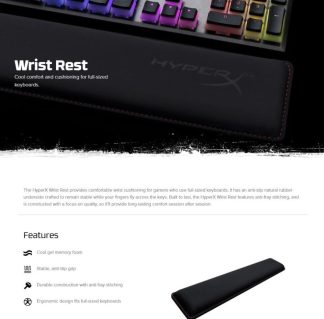 HyperX Wrist Rest - Keyboard - Full Size