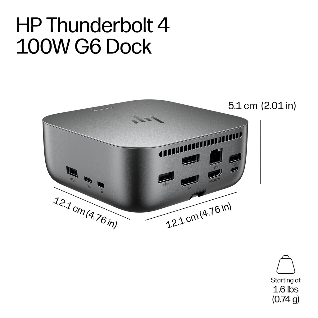 HP Thunderbolt 4 100W G6 Dock - Image 17