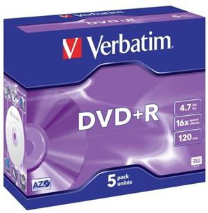 Verbatim DVD+R 4.7 GB 5 pc(s)