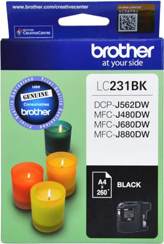 Brother LC231BK ink cartridge 1 pc(s) Original Black