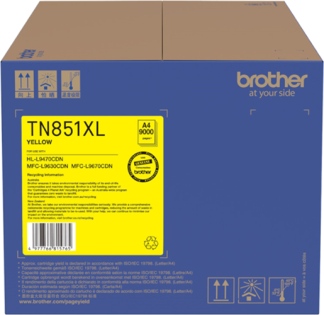 Brother TN851XLY toner cartridge 1 pc(s) Original Yellow