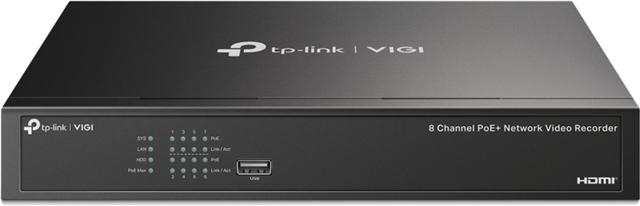 TP-Link VIGI 8 Channel Network Video Recorder